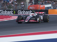 Kevin Magnussen of Denmark drives the (20) MoneyGram Haas F1 Team VF-24 Ferrari during the Formula 1 Pirelli United States Grand Prix 2024 i...