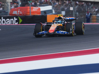 Pierre Gasly of France drives the (10) BWT Alpine F1 Team A524 Renault during the Formula 1 Pirelli United States Grand Prix 2024 in Austin,...