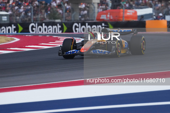 Esteban Ocon of France drives the (31) BWT Alpine F1 Team A524 Renault during the Formula 1 Pirelli United States Grand Prix 2024 in Austin,...