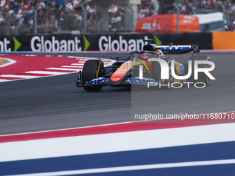 Esteban Ocon of France drives the (31) BWT Alpine F1 Team A524 Renault during the Formula 1 Pirelli United States Grand Prix 2024 in Austin,...