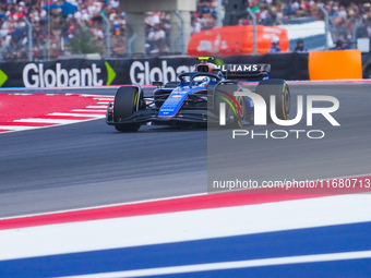 Franco Colapinto of Argentina drives the (43) Williams Racing FW46 Mercedes during the Formula 1 Pirelli United States Grand Prix 2024 in Au...