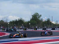 Pierre Gasly of France drives the (10) BWT Alpine F1 Team A524 Renault during the Formula 1 Pirelli United States Grand Prix 2024 in Austin,...