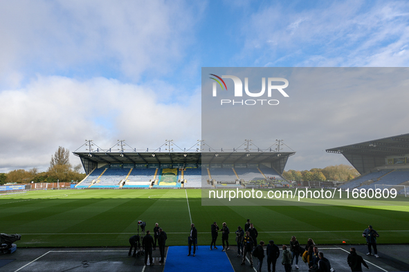 A view of the ground during the Sky Bet Championship match between Oxford United and West Bromwich Albion at the Kassam Stadium in Oxford, U...