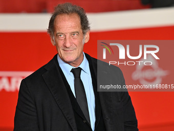 Vincent Lindon attends the ''LE CHOIX DE JOSEPH CROSS'' red carpet during the 19th Rome Film Festival at Auditorium Parco Della Musica in Ro...