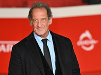 Vincent Lindon attends the ''LE CHOIX DE JOSEPH CROSS'' red carpet during the 19th Rome Film Festival at Auditorium Parco Della Musica in Ro...