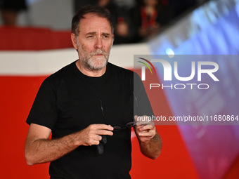 Valerio Mastandrea attends the ''ITALO CALVINO NELLE CITTA'' red carpet during the 19th Rome Film Festival at Auditorium Parco Della Musica...