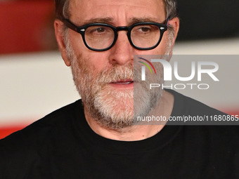 Valerio Mastandrea attends the ''ITALO CALVINO NELLE CITTA'' red carpet during the 19th Rome Film Festival at Auditorium Parco Della Musica...