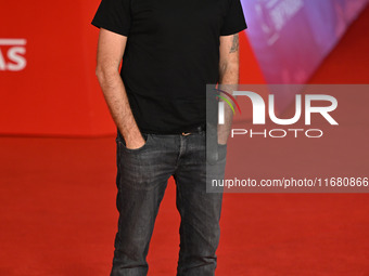 Valerio Mastandrea attends the ''ITALO CALVINO NELLE CITTA'' red carpet during the 19th Rome Film Festival at Auditorium Parco Della Musica...