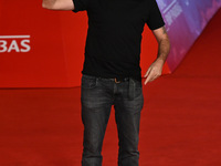 Valerio Mastandrea attends the ''ITALO CALVINO NELLE CITTA'' red carpet during the 19th Rome Film Festival at Auditorium Parco Della Musica...