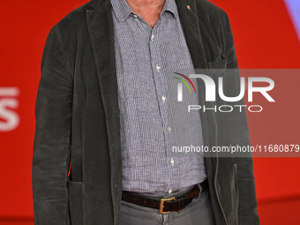 Davide Ferrario attends the ''ITALO CALVINO NELLE CITTA'' red carpet during the 19th Rome Film Festival at Auditorium Parco Della Musica in...