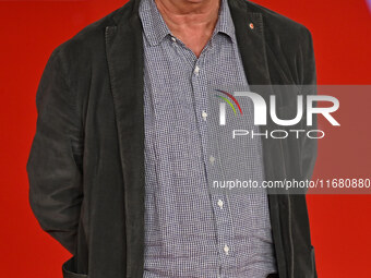 Davide Ferrario attends the ''ITALO CALVINO NELLE CITTA'' red carpet during the 19th Rome Film Festival at Auditorium Parco Della Musica in...