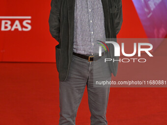 Davide Ferrario attends the ''ITALO CALVINO NELLE CITTA'' red carpet during the 19th Rome Film Festival at Auditorium Parco Della Musica in...