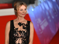 Violante Placido attends the ''ITALO CALVINO NELLE CITTA'' red carpet during the 19th Rome Film Festival at Auditorium Parco Della Musica in...