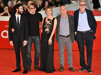 (L-R) Alessio Vassallo, Valerio Mastandrea, Violante Placido, Davide Ferrario, and Marco Belpoliti attend the ''ITALO CALVINO NELLE CITTA''...