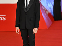 Alessio Vassallo attends the ''ITALO CALVINO NELLE CITTA'' red carpet during the 19th Rome Film Festival at Auditorium Parco Della Musica in...