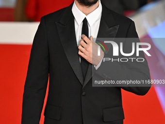 Alessio Vassallo attends the ''ITALO CALVINO NELLE CITTA'' red carpet during the 19th Rome Film Festival at Auditorium Parco Della Musica in...