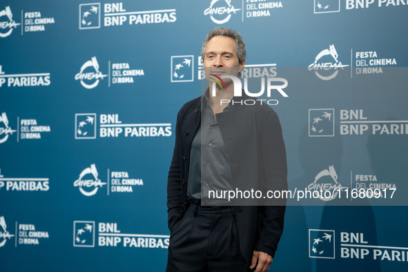 Claudio Santamaria attends the ''The Return'' photocall during the 19th Rome Film Festival at Auditorium Parco Della Musica in Rome, Italy,...