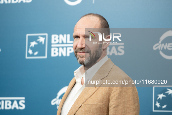 Ralph Fiennes attends ''The Return'' photocall during the 19th Rome Film Festival at Auditorium Parco Della Musica in Rome, Italy, on Octobe...