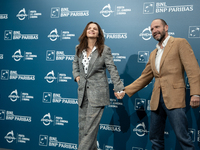 Juliette Binoche and Ralph Fiennes attend ''The Return'' photocall during the 19th Rome Film Festival at Auditorium Parco Della Musica in Ro...