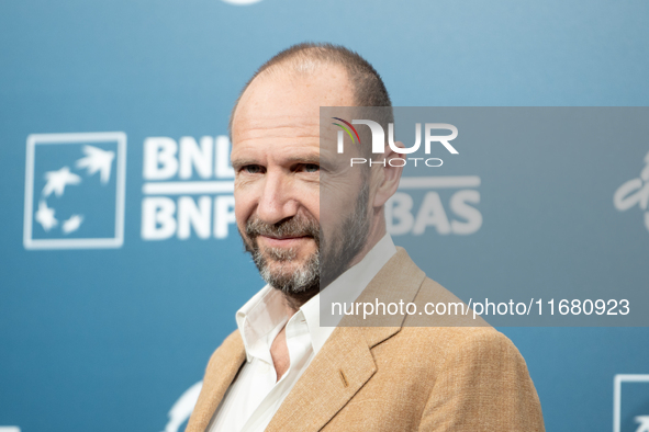 Ralph Fiennes attends ''The Return'' photocall during the 19th Rome Film Festival at Auditorium Parco Della Musica in Rome, Italy, on Octobe...