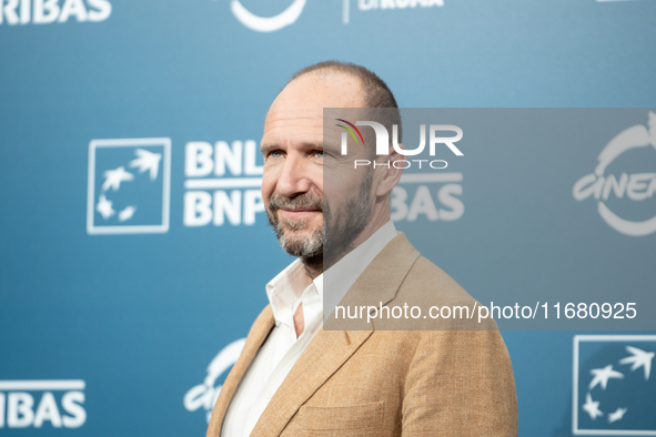 Ralph Fiennes attends ''The Return'' photocall during the 19th Rome Film Festival at Auditorium Parco Della Musica in Rome, Italy, on Octobe...