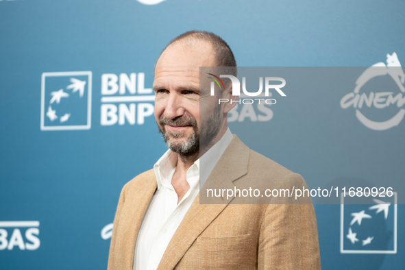 Ralph Fiennes attends ''The Return'' photocall during the 19th Rome Film Festival at Auditorium Parco Della Musica in Rome, Italy, on Octobe...