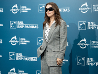 Juliette Binoche attends the ''The Return'' photocall during the 19th Rome Film Festival at Auditorium Parco Della Musica in Rome, Italy, on...