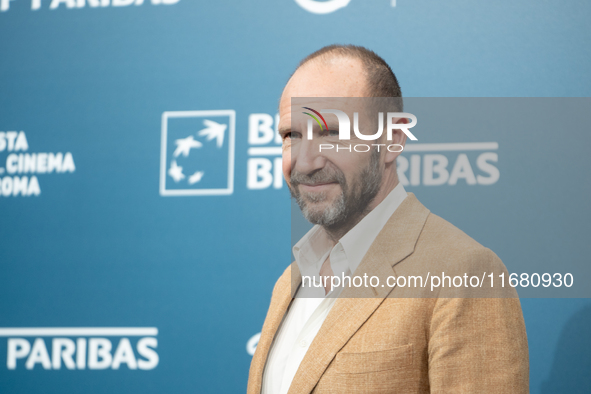 Ralph Fiennes attends ''The Return'' photocall during the 19th Rome Film Festival at Auditorium Parco Della Musica in Rome, Italy, on Octobe...