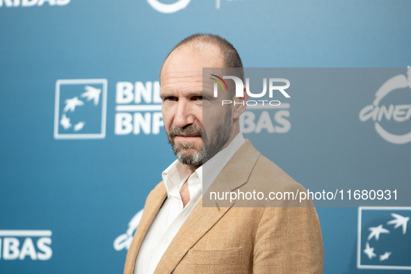 Ralph Fiennes attends ''The Return'' photocall during the 19th Rome Film Festival at Auditorium Parco Della Musica in Rome, Italy, on Octobe...