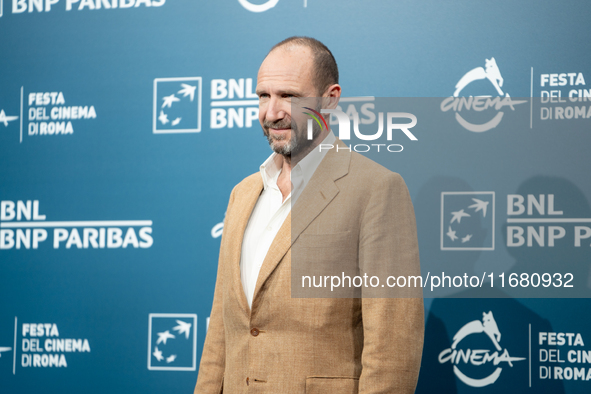 Ralph Fiennes attends ''The Return'' photocall during the 19th Rome Film Festival at Auditorium Parco Della Musica in Rome, Italy, on Octobe...