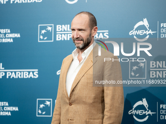 Ralph Fiennes attends ''The Return'' photocall during the 19th Rome Film Festival at Auditorium Parco Della Musica in Rome, Italy, on Octobe...