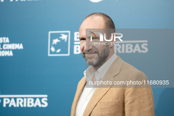 Ralph Fiennes attends ''The Return'' photocall during the 19th Rome Film Festival at Auditorium Parco Della Musica in Rome, Italy, on Octobe...