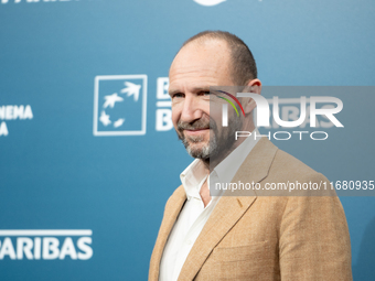 Ralph Fiennes attends ''The Return'' photocall during the 19th Rome Film Festival at Auditorium Parco Della Musica in Rome, Italy, on Octobe...