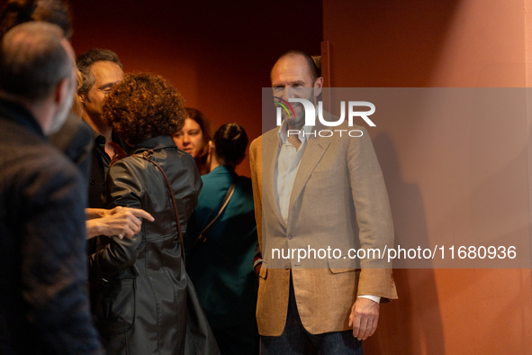 Juliette Binoche and Ralph Fiennes attend ''The Return'' photocall during the 19th Rome Film Festival at Auditorium Parco Della Musica in Ro...