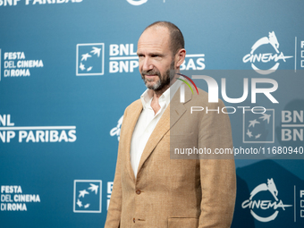 Ralph Fiennes attends ''The Return'' photocall during the 19th Rome Film Festival at Auditorium Parco Della Musica in Rome, Italy, on Octobe...