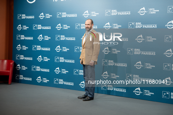 Ralph Fiennes attends ''The Return'' photocall during the 19th Rome Film Festival at Auditorium Parco Della Musica in Rome, Italy, on Octobe...