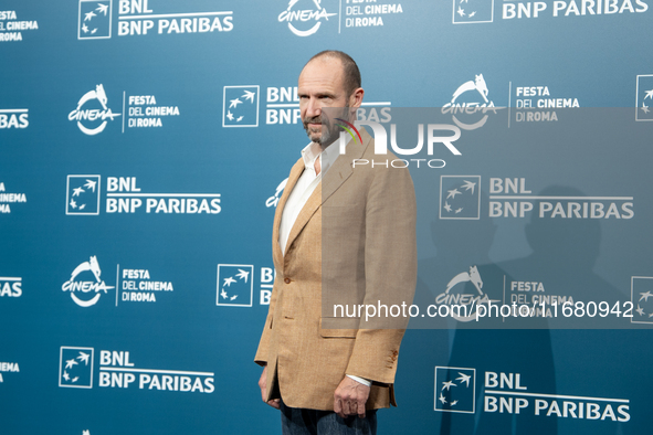 Ralph Fiennes attends ''The Return'' photocall during the 19th Rome Film Festival at Auditorium Parco Della Musica in Rome, Italy, on Octobe...