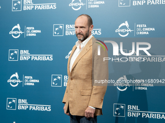 Ralph Fiennes attends ''The Return'' photocall during the 19th Rome Film Festival at Auditorium Parco Della Musica in Rome, Italy, on Octobe...