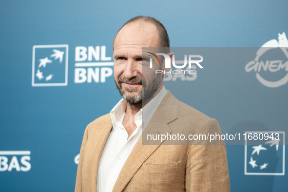 Ralph Fiennes attends ''The Return'' photocall during the 19th Rome Film Festival at Auditorium Parco Della Musica in Rome, Italy, on Octobe...