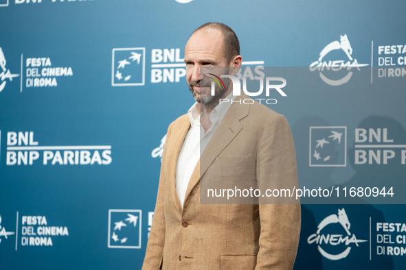 Ralph Fiennes attends ''The Return'' photocall during the 19th Rome Film Festival at Auditorium Parco Della Musica in Rome, Italy, on Octobe...