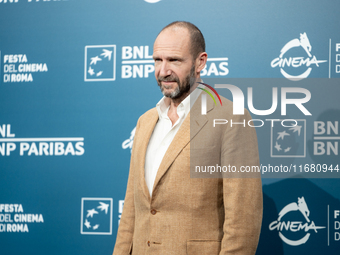 Ralph Fiennes attends ''The Return'' photocall during the 19th Rome Film Festival at Auditorium Parco Della Musica in Rome, Italy, on Octobe...