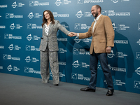 Juliette Binoche and Ralph Fiennes attend ''The Return'' photocall during the 19th Rome Film Festival at Auditorium Parco Della Musica in Ro...