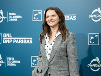 Juliette Binoche attends the ''The Return'' photocall during the 19th Rome Film Festival at Auditorium Parco Della Musica in Rome, Italy, on...