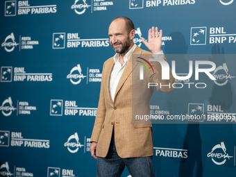 Ralph Fiennes attends ''The Return'' photocall during the 19th Rome Film Festival at Auditorium Parco Della Musica in Rome, Italy, on Octobe...