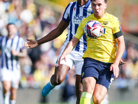 Mark Harris of Oxford races forward during the Sky Bet Championship match between Oxford United and West Bromwich Albion at the Kassam Stadi...