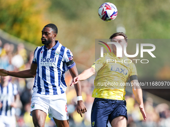 Mark Harris of Oxford races forward during the Sky Bet Championship match between Oxford United and West Bromwich Albion at the Kassam Stadi...