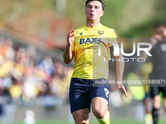 Mark Harris of Oxford races forward during the Sky Bet Championship match between Oxford United and West Bromwich Albion at the Kassam Stadi...