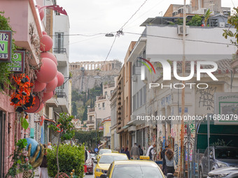 A general view of the Acropolis in Athens, Greece, on October 19, 2024. (