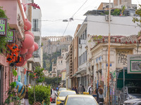 A general view of the Acropolis in Athens, Greece, on October 19, 2024. (