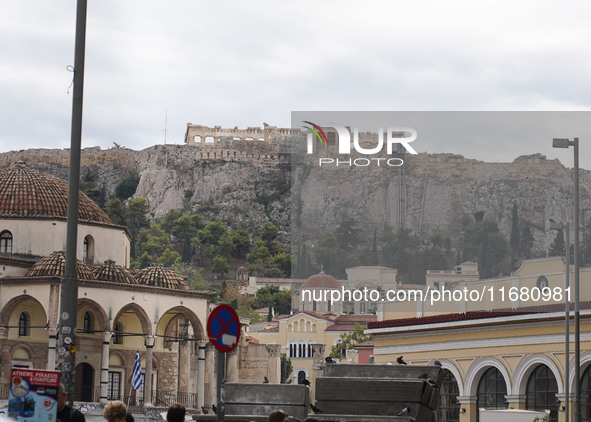 A general view of the Acropolis in Athens, Greece, on October 19, 2024. 